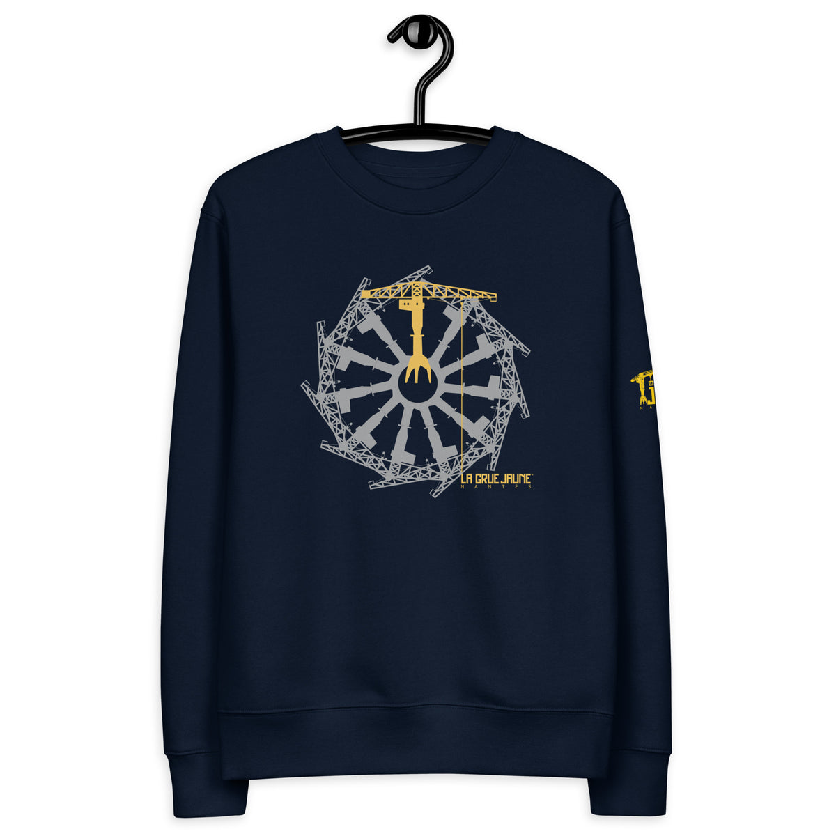 Sweatshirt éco-responsable Le Capitaine, La Grue Jaune