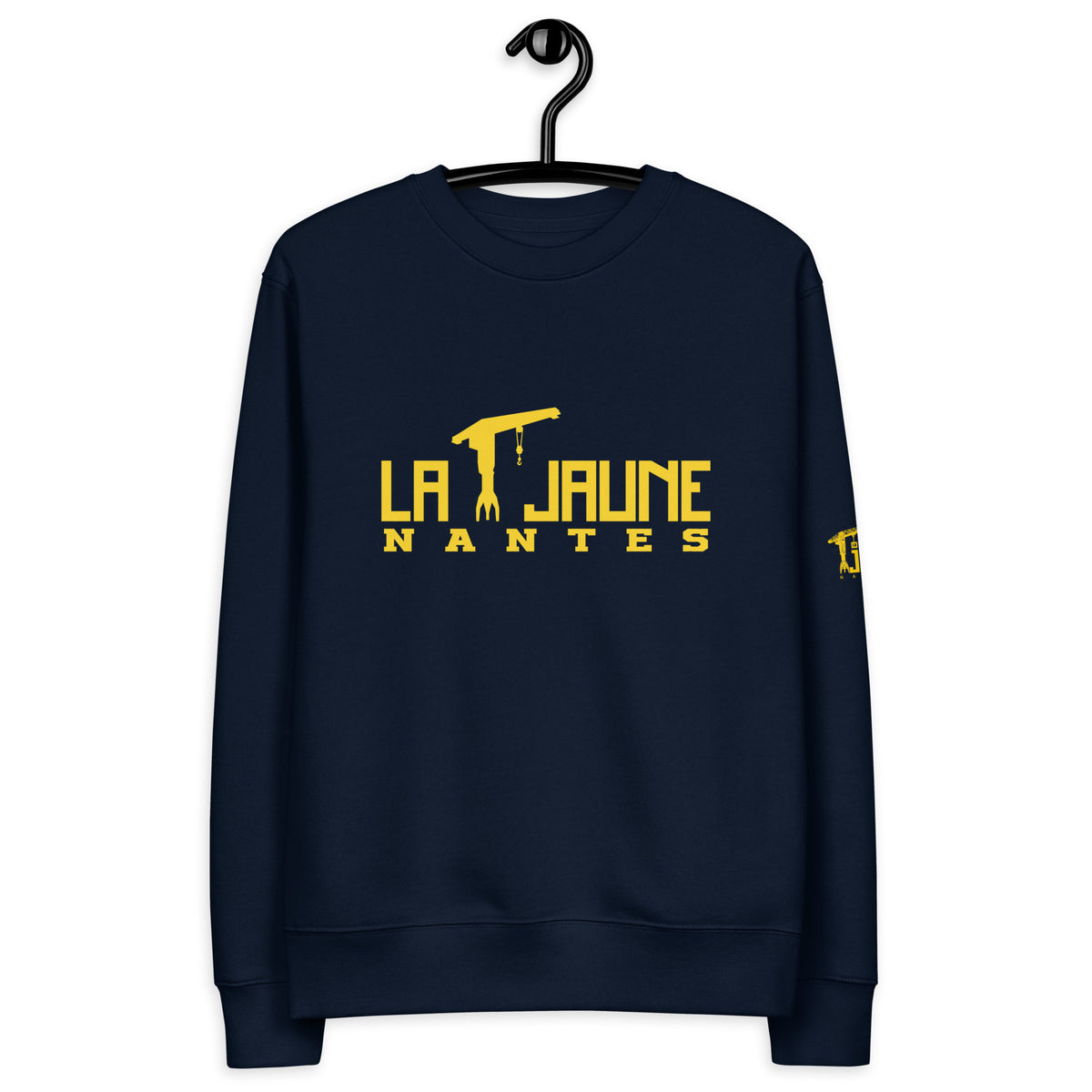 Sweatshirt éco-responsable La Symbolique, La Grue Jaune