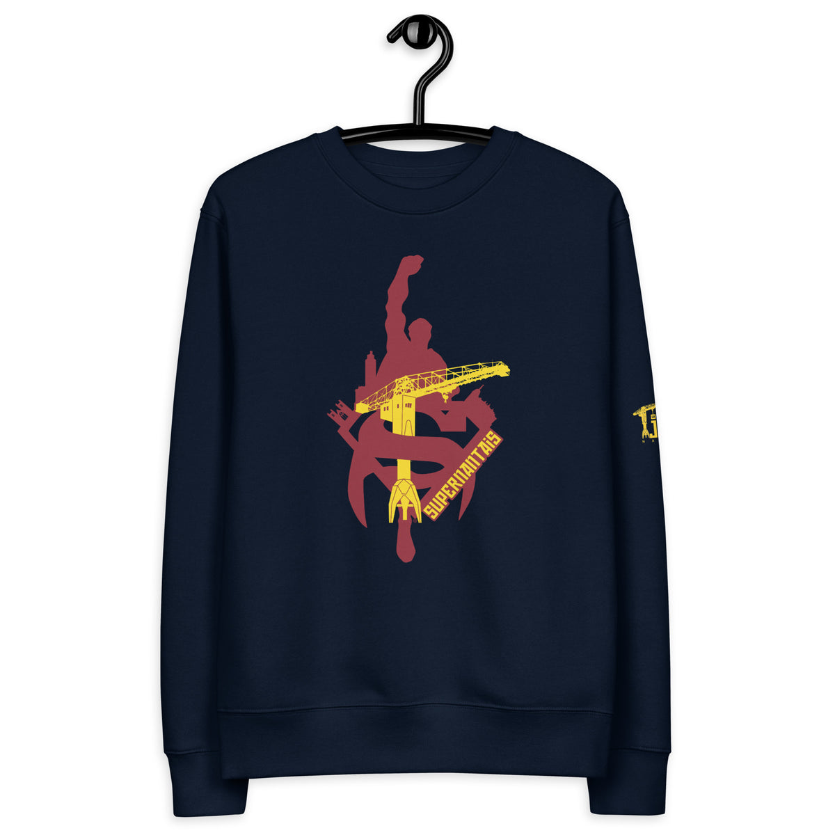Sweatshirt éco-responsable Supernantais, La Grue Jaune