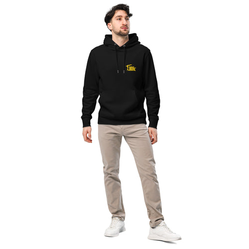 Hoodie écologique L'Original cœur et dos, La Grue Jaune