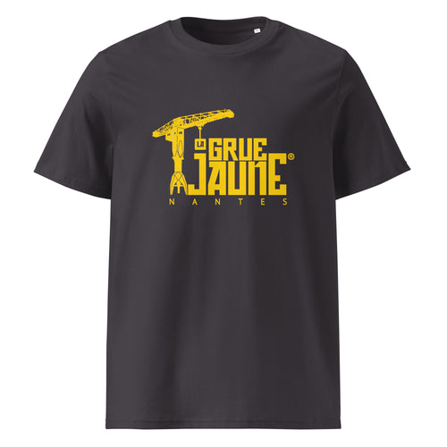 T-shirt L'Original anthracite en coton bio, La Grue Jaune