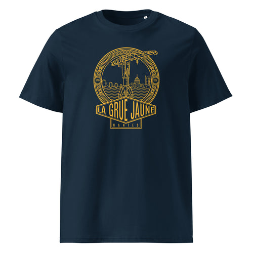 T-shirt Le Titan marine, grue jaune de Nantes