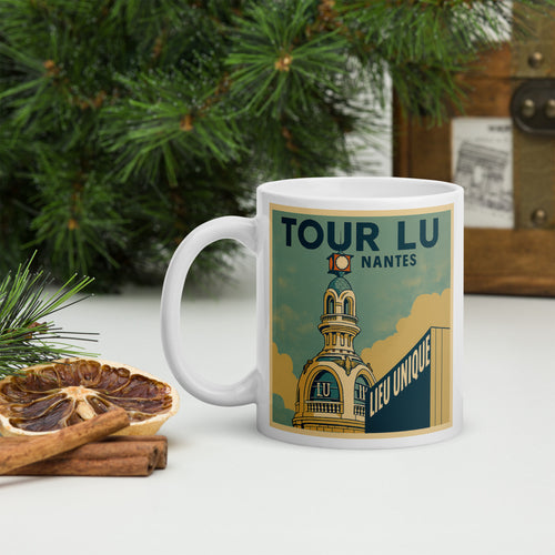 Mug rétro Tour LU, Nantes