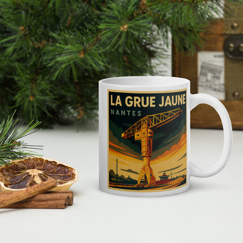 Mug La Grue Jaune rétro, Nantes