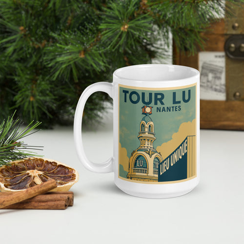 Mug rétro Tour LU, Nantes