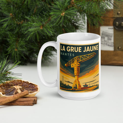Mug La Grue Jaune rétro, Nantes
