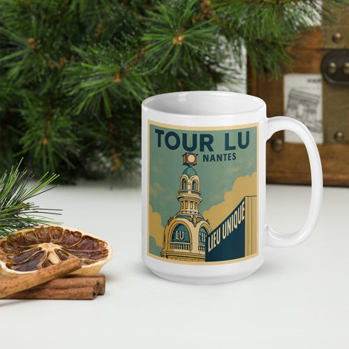Mug rétro Tour LU, Nantes