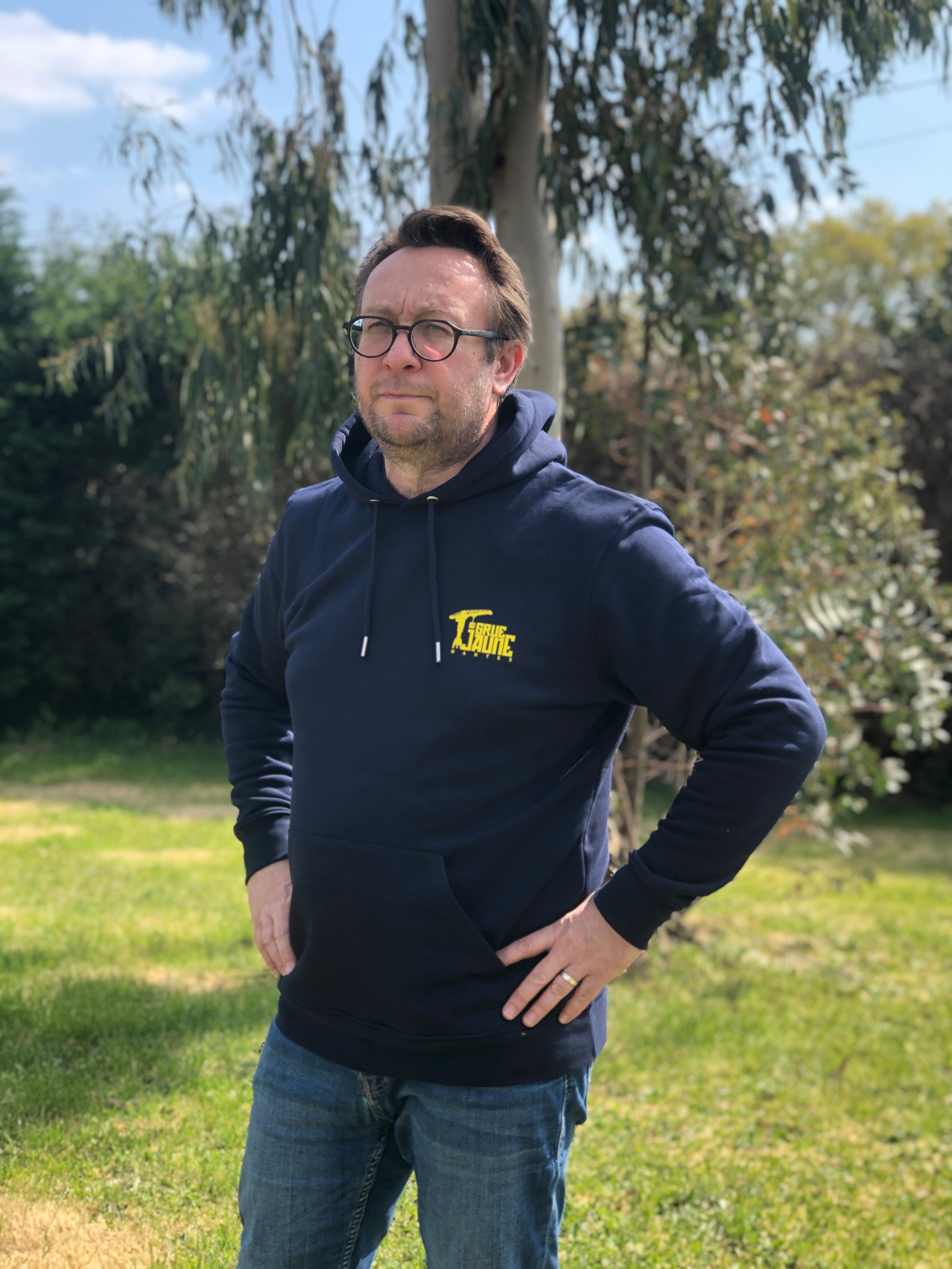 Sweat-shirt Capuche Original - La Grue Jaune