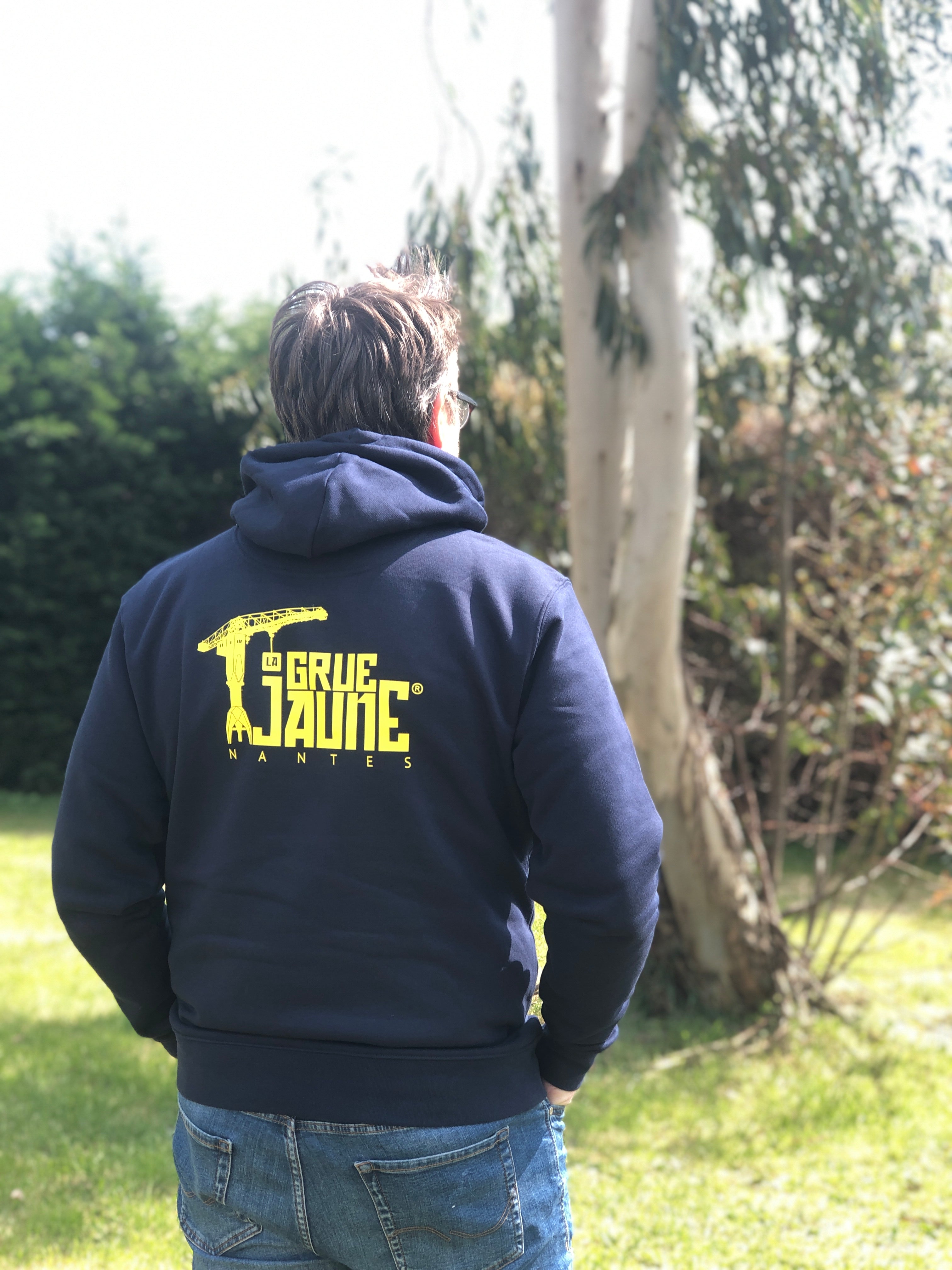 Sweat-shirt Capuche Original - La Grue Jaune