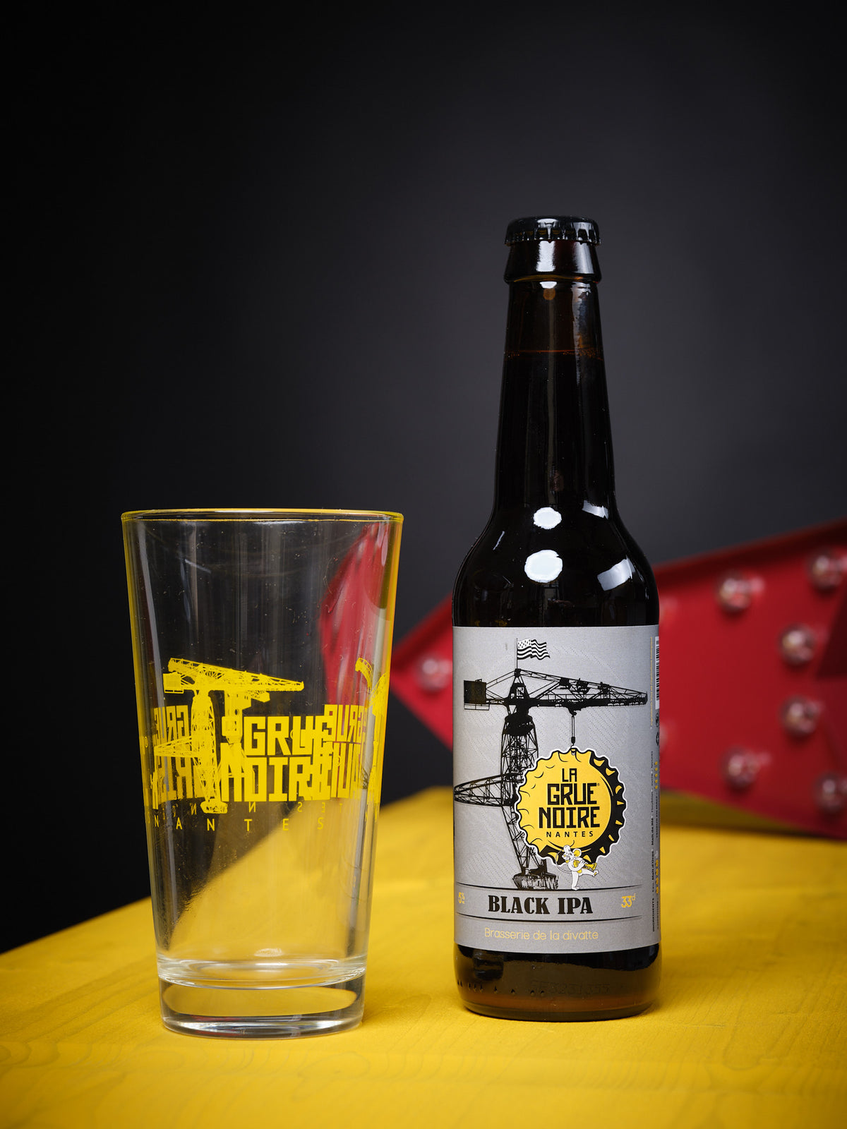 Bière Black IPA La Grue Noire – 33 cl