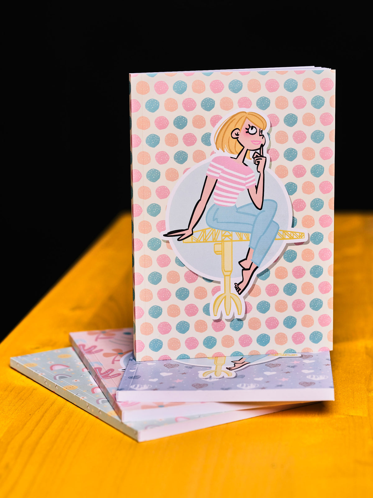 Carnet de notes La Grue Jaune illustré par Bénédicte Voile