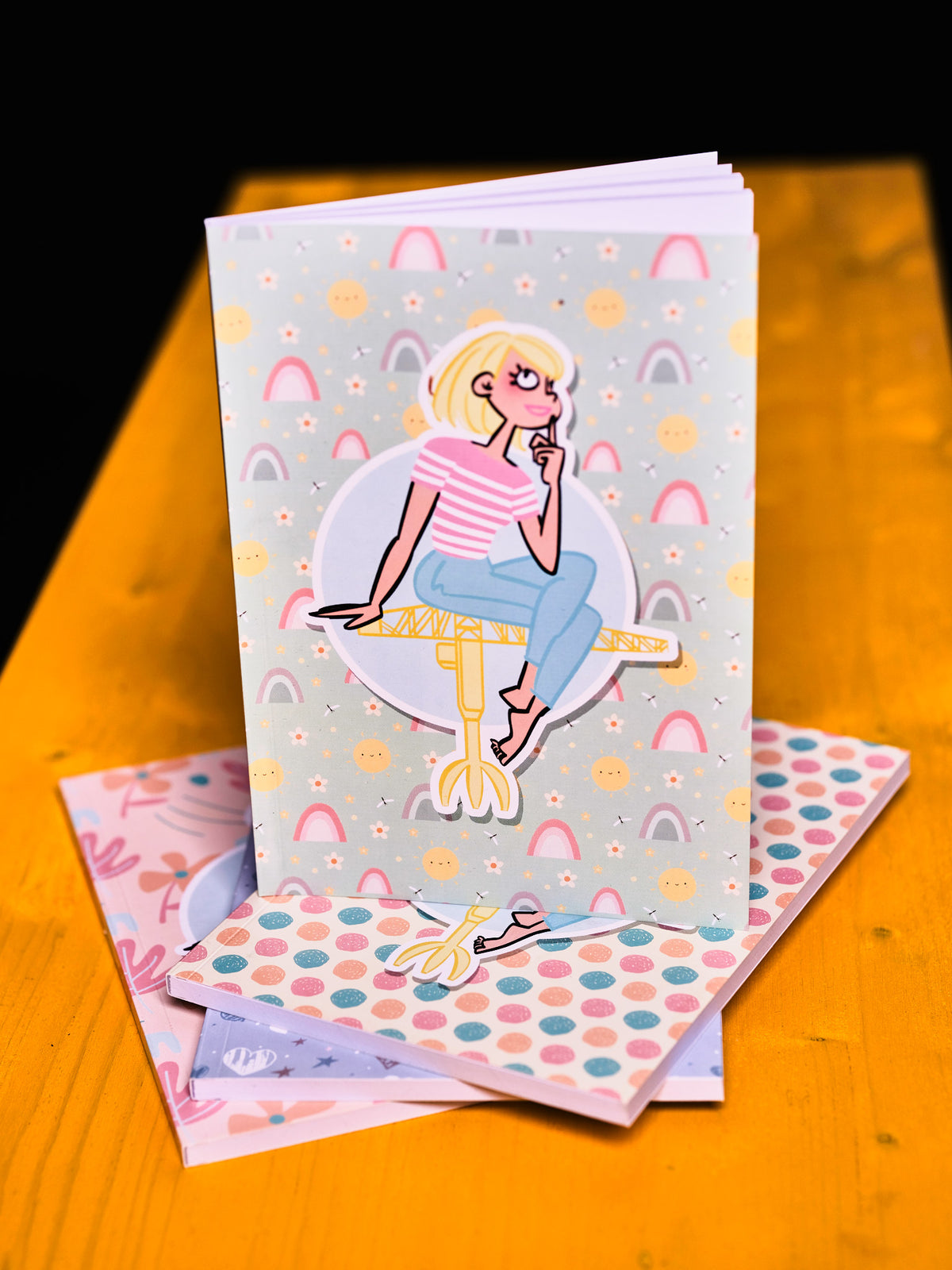 Carnet de notes La Grue Jaune illustré par Bénédicte Voile