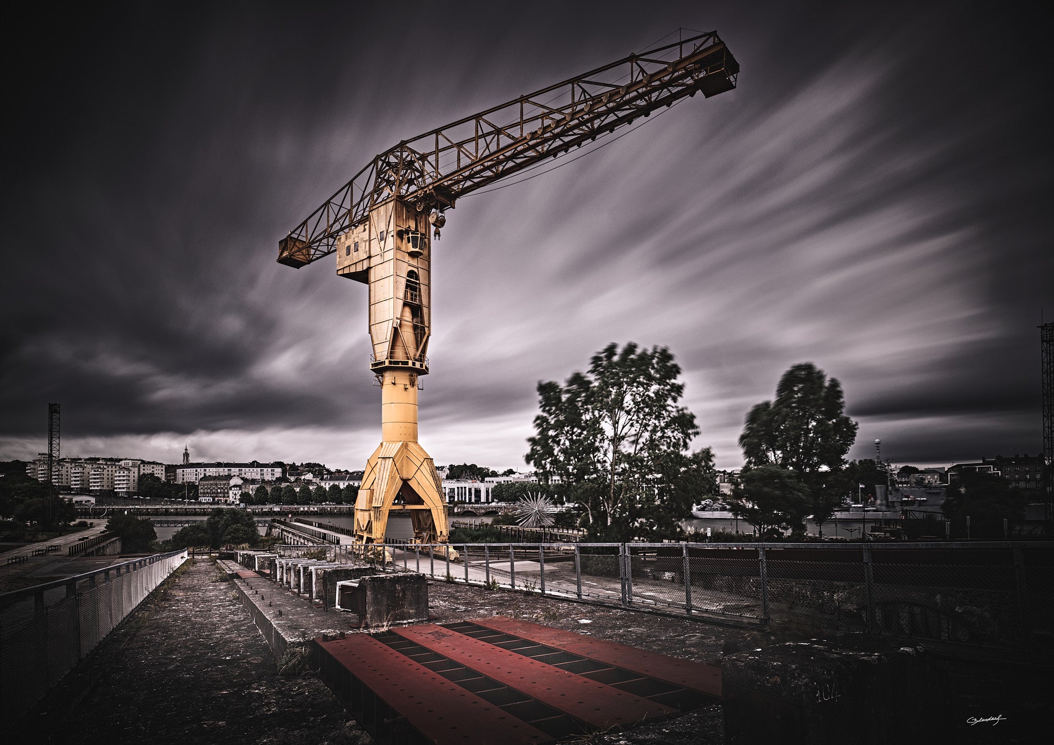 Poster A3 Photo of Nantes by Cédric Blondeel