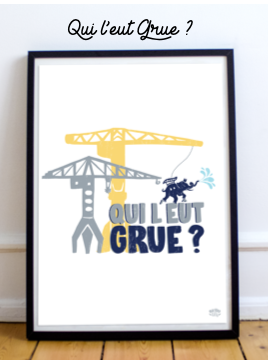 Illustration Qui l'eût grue ? de Marion Leboeuf