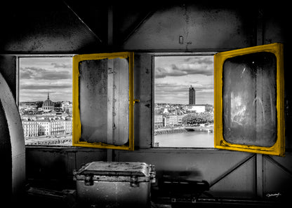 Poster Photo A3 de Nantes par Cédric Blondeel - La Grue Jaune