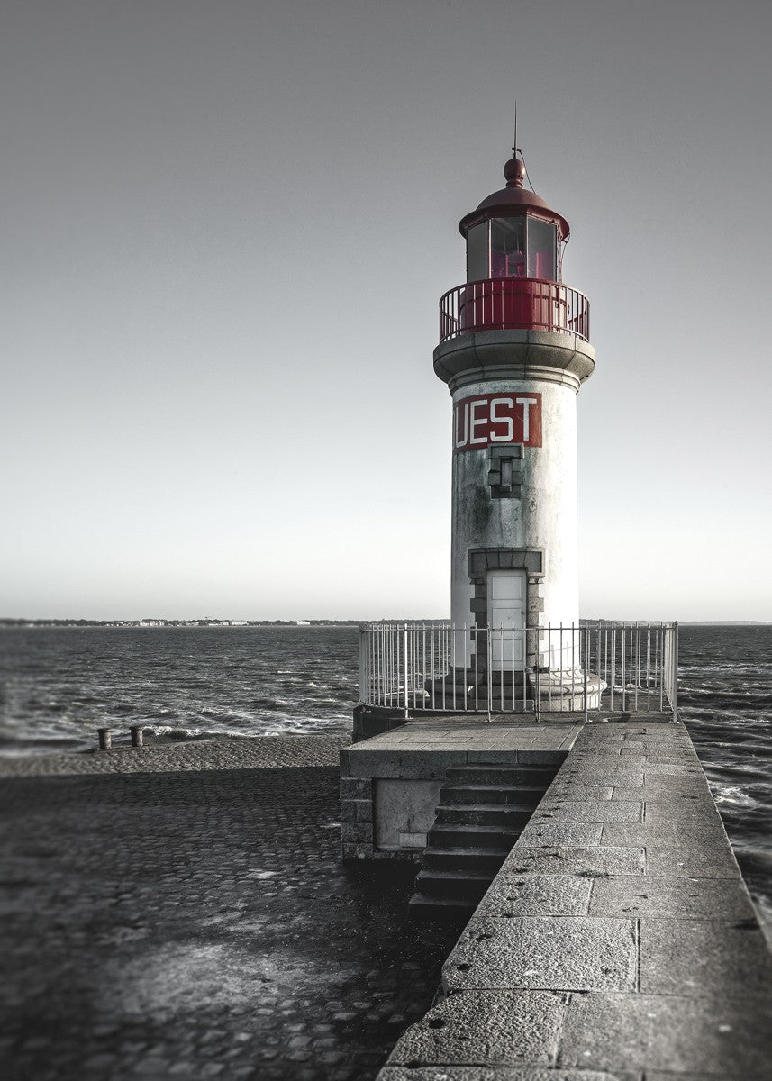Carte postale A5 Phare Ouest Saint-Nazaire