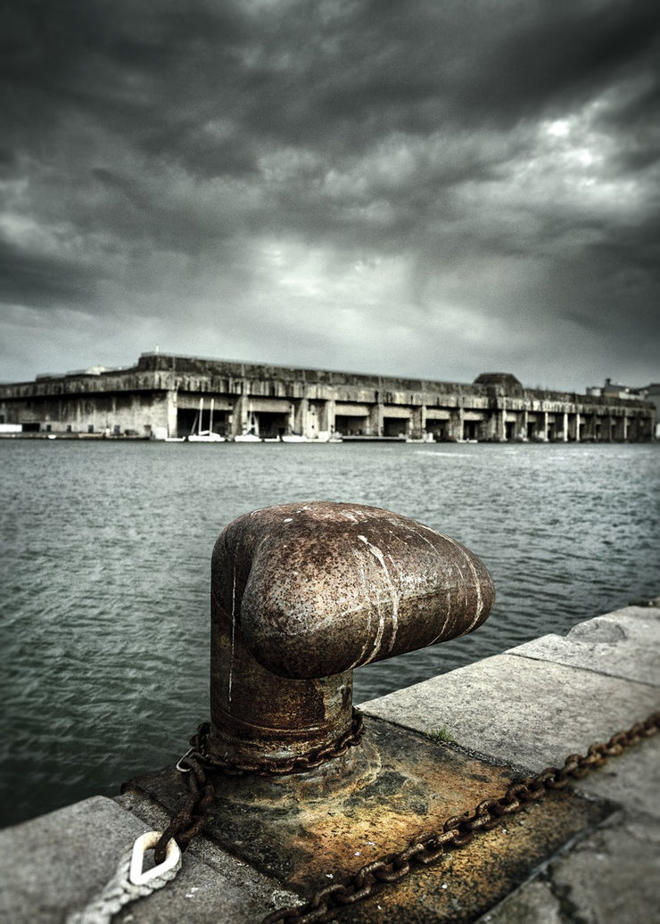 Carte postale A5 Face à la base Saint-Nazaire