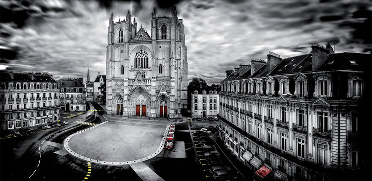 Carte postale DL Cathédrale Nantes