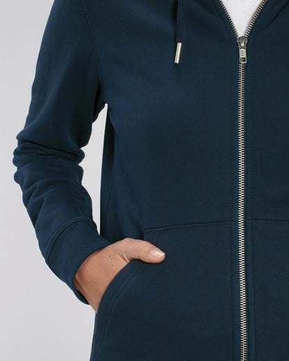 Sweat Zippé à capuche original - La Grue Jaune