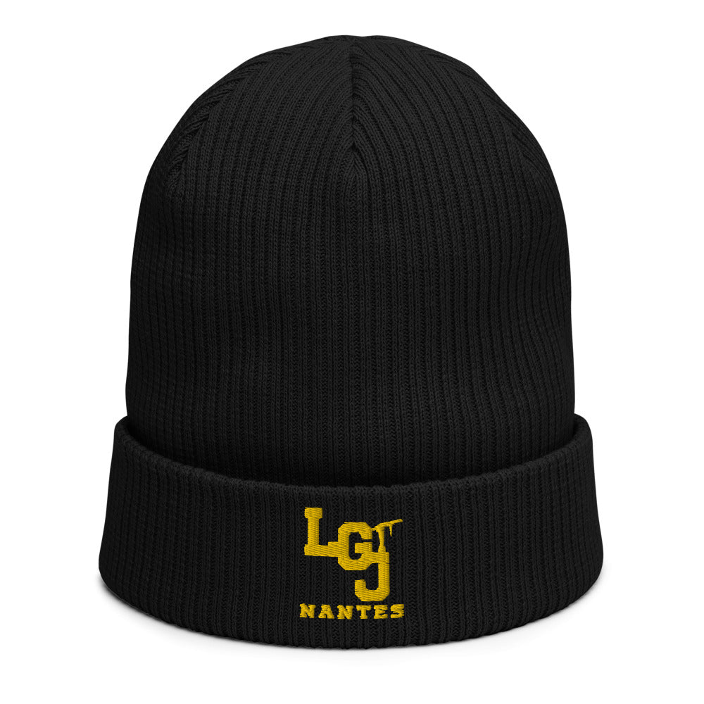 Bonnet côtelé bio La Grue Jaune