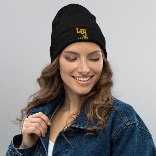 Bonnet côtelé bio La Grue Jaune
